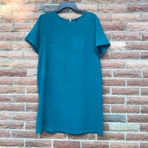 Crepe shift dress